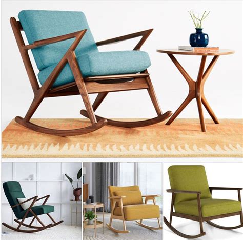 Stylish Midcentury Modern Rocking Chairs