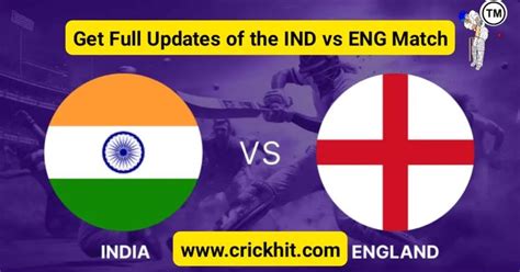 India vs England 29 October 2023 World Cup Cricket Match