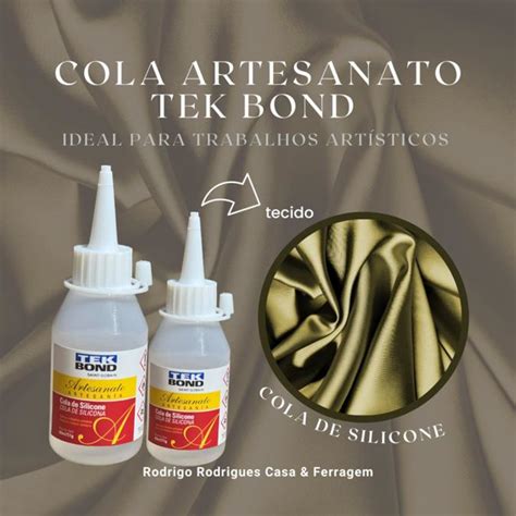 Kit Cola Silicone Artesanato G Tekbond No Elo Rodrigo Rodrigues