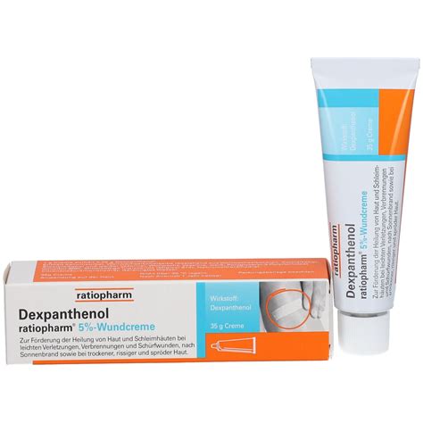 Dexpanthenol ratiopharm® 5%-Wundcreme 35 g - Shop Apotheke