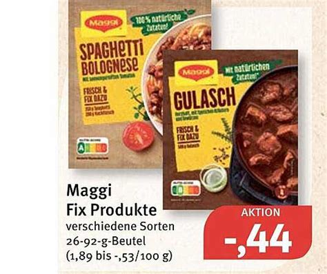 Maggi Fix Produkte Angebot Bei Feneberg Prospekte De