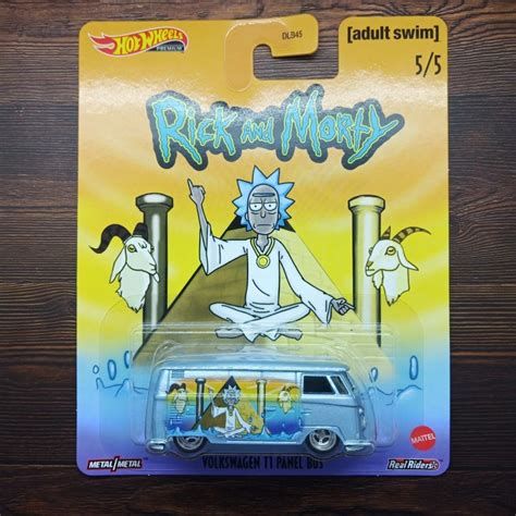 Jual HOT WHEELS VOLKSWAGEN T PANEL BUS RICK AND MORTY HW PREMIUM BAN KARET Kota Surabaya