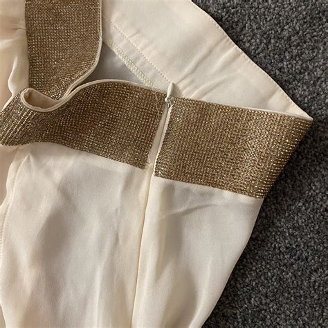 piece diamanté bikini set top and bottoms size Depop