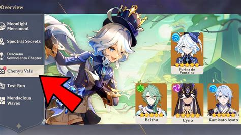 NEW UPDATE Version 4 2 RERUN BANNERS Furina Banner Chenyu Vale