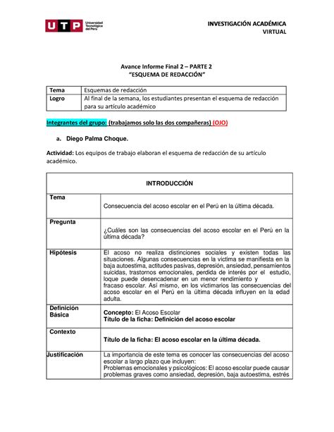 AC S11 Semana 11Avance Informe Final 2 Parte 2 VIRTUAL VIRTUAL