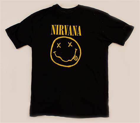 Lot Detail Nirvana Nevermind Rare First Promotional T Shirt Given