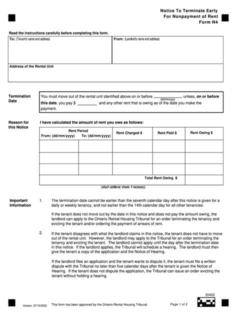 N4 Fillable Form Printable Forms Free Online