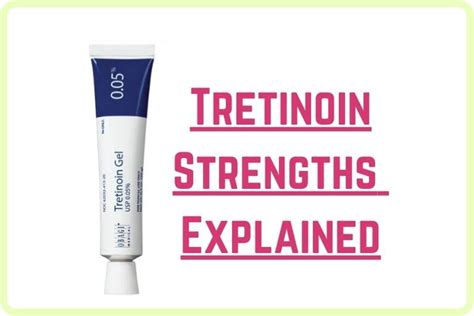 Tretinoin Strengths & Percentages Explained with Charts