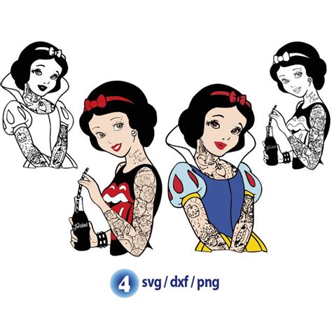 Disney Punk Svg Disney Princess Punk Svg Disney Snow White Inspire