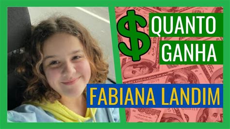 Quanto Ganha Fabiana Landim Atualizado Youtube