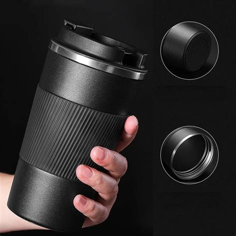 380 510ml Coffee Mug Stainless Steel 304 Thermos Mug Leak Proof Car Travel Thermo Cup For