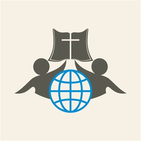 Globe Church Logo Vector Art Stock Images Depositphotos