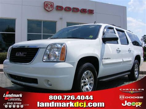 2007 Summit White Gmc Yukon Xl 1500 Sle 4x4 17627940 Car Color Galleries