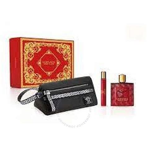 Versace Eros Flame Gift Set For Men 8011003870363 - Fragrances & Beauty ...