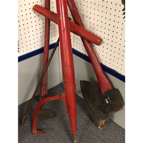 Group Of 4 Vintage Forest Fire Fighting Tools