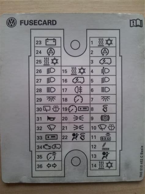 Fuse Box Diagram Page 4 Vw T4 Forum Vw T5 Forum Vw T 4 Vw T5 Vw T5 Forum