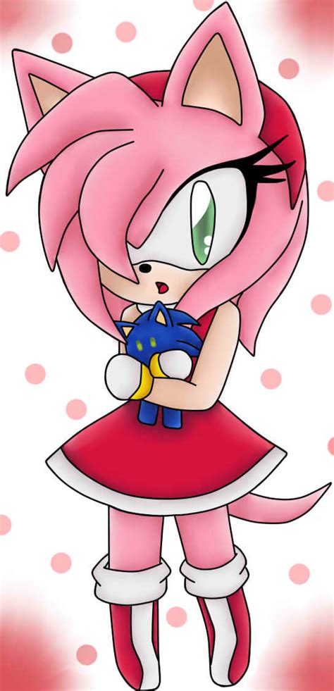 Chibi Amy Rose Colored By Ccaermz On Deviantart