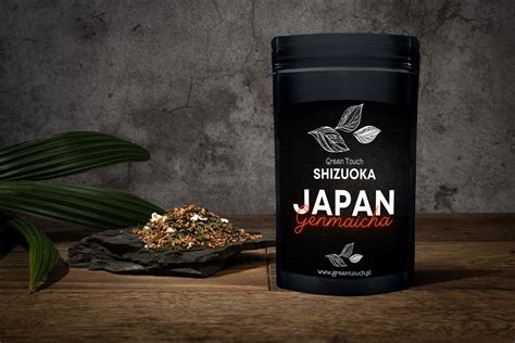 Genmaicha Shizouka 100 g japońska zielona herbata z prażonym ryżem