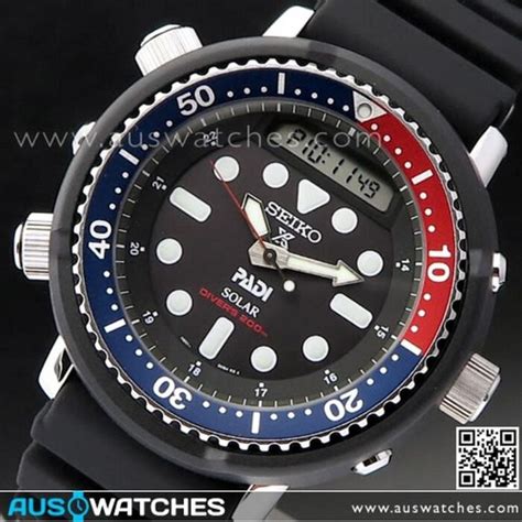 BUY Seiko Prospex Padi Arnie Solar Analog Digital 200M Diver Watch