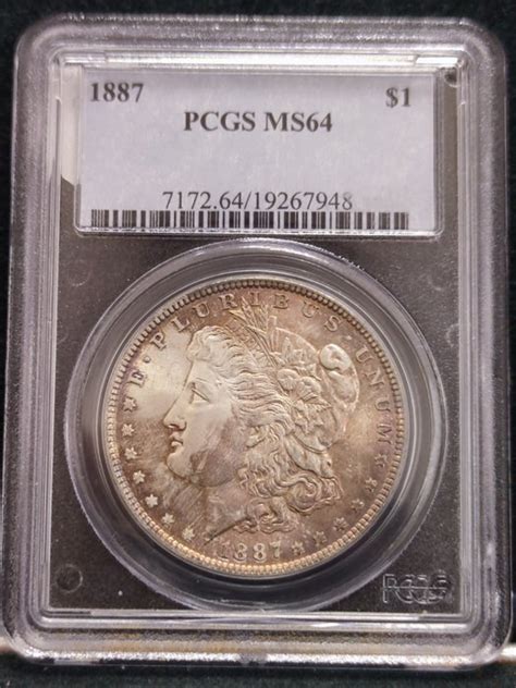 United States Morgan Dollar 1887 In PCGS Slab MS64 Nice Catawiki