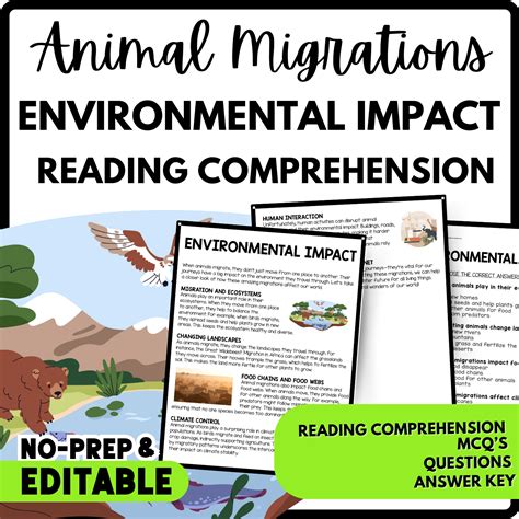 Environmental Impact Reading Comprehension Worksheet - Teachers Stock