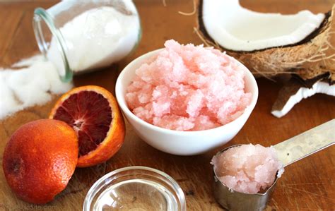 DIY Citrus Body Scrub - Blood Orange and Vanilla