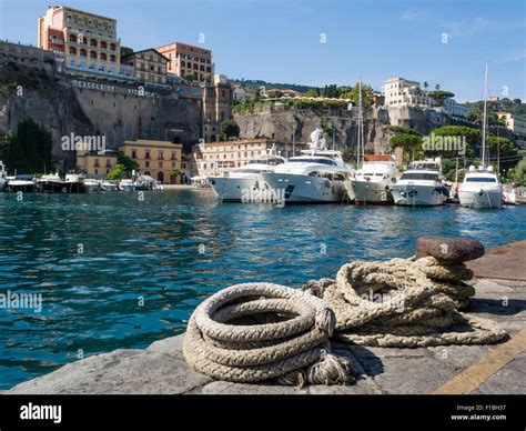 Marina Piccola In Sorrento Italy Stock Photo Alamy