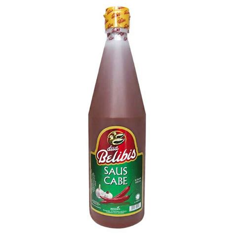 Jual Dua Belibis Saus Cabe 650ml Saus Sambal Belibis Botol Shopee