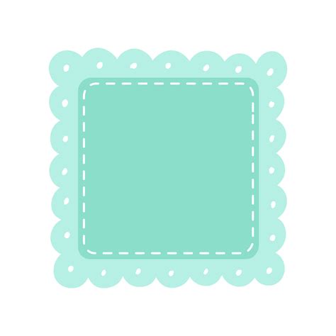 Square Scallop Template