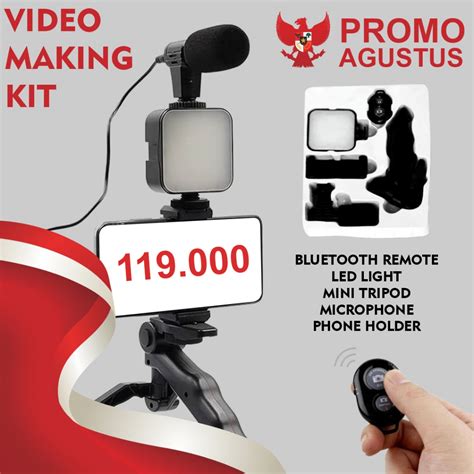 Jual Paket Live Tiktok Instagram Facebook Dll Paket Video Making Kit