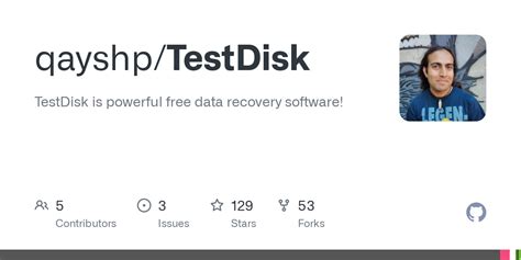 Github Qayshptestdisk Testdisk Is Powerful Free Data Recovery Software