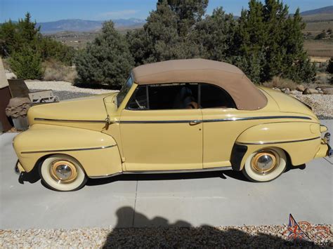 1948 Ford Super Deluxe 2 Door Convertible