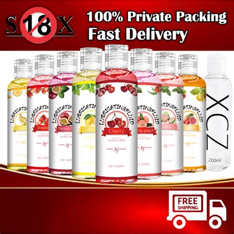 Fruit Lubricant Water Oil Based Lubricant Soluble Gel Ml Pelincir Air Perisa Oral Sex