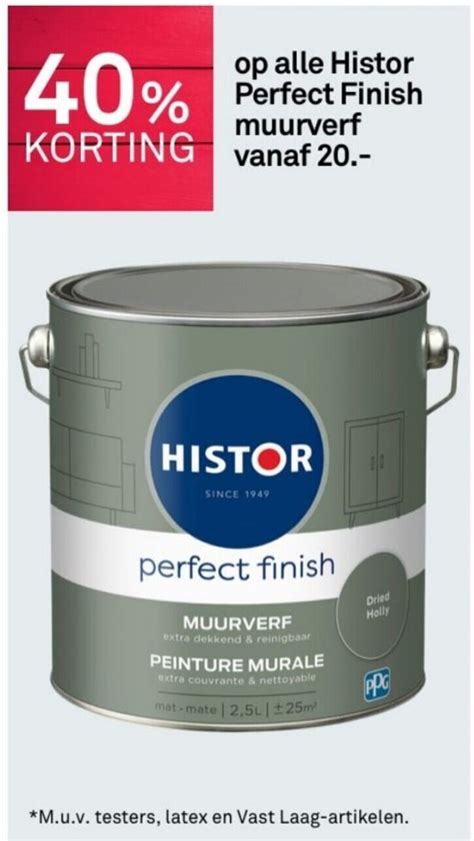 Op Alle Histor Perfect Finish Muurverf Aanbieding Bij Karwei