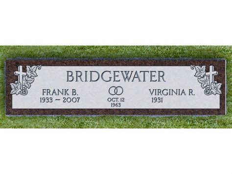 Companion Granite Grave Markers | Spouse Grave Markers