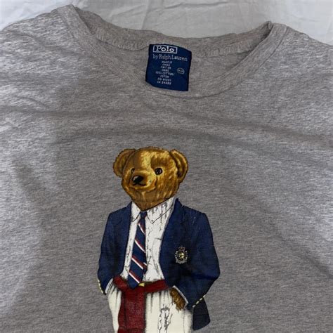 Polo Ralph Lauren Bear T Shirt Rare Depop