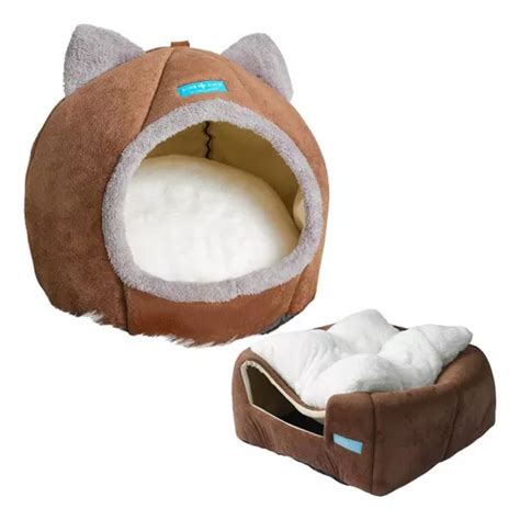 Cama Casa Toca Iglu Tenda Caminha Cabana Para Gatos Pet X