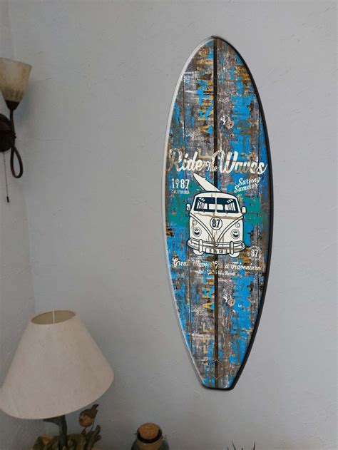 Vintage Decor Surfboard Wall Art, Surfers gift, Сhild's Room Decor ...