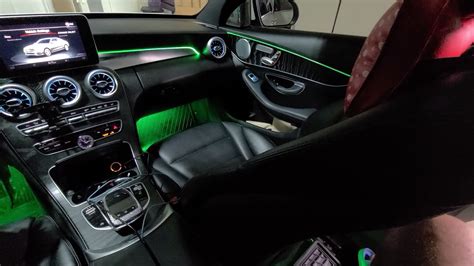 2016 Mercedes C300 Ambient Lights Installation Youtube