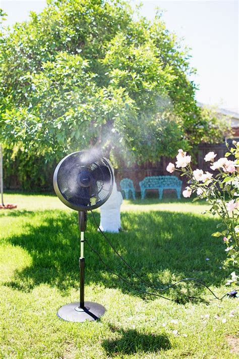 Perfect Outdoor Misting Fan For Summer Diana Elizabeth Outdoor