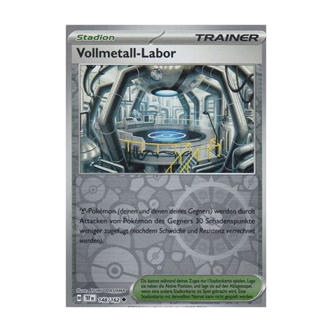 Vollmetall Labor 148 162 REVERSE HOLO Gewalten Der Zeit Pokemon Karte