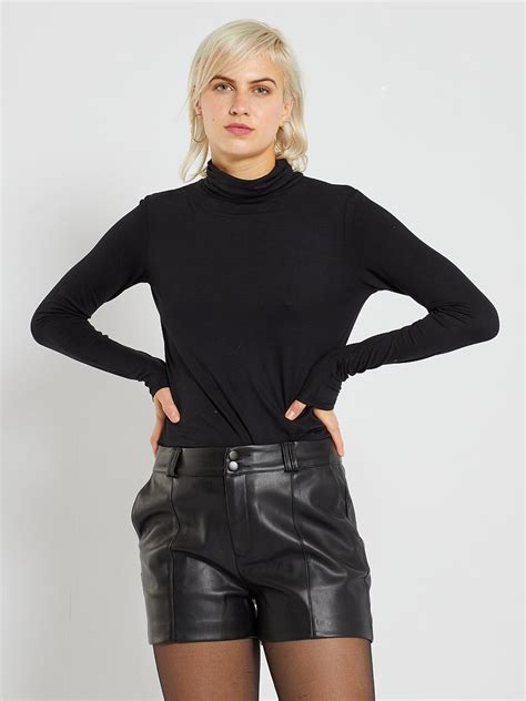 Sous pull col roulé noir Kiabi 8 00