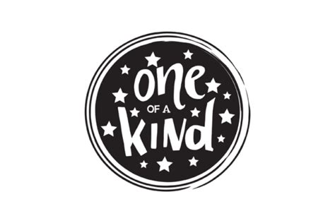 One of a Kind SVG (Graphic) by carrtoonz · Creative Fabrica