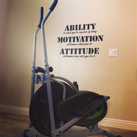 Ability Motivation Attitude Gym Wall Decal Motivational Wall Etsy