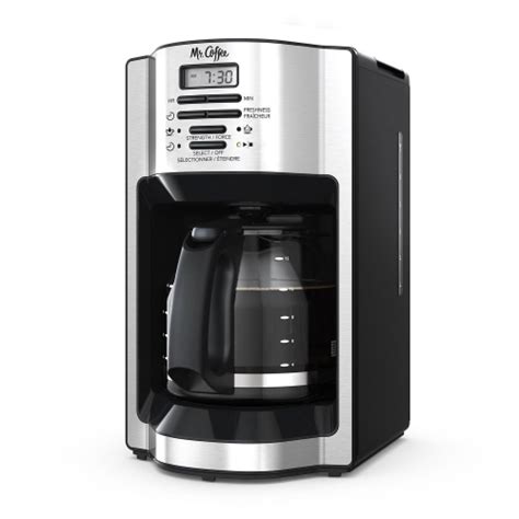 Mr Coffee 12 Cup Programmable Coffeemaker Rapid Brewing Stainless Steel Best Buy Canada