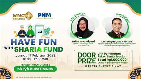 MNC Sekuritas Gelar Webinar Reksa Dana Syariah Bareng PNM Investment