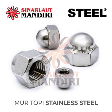 Jual Mur Topi Stainless Steel Cap Nut SS M 16 X 2 0 Jakarta Barat