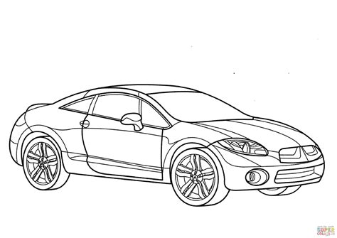 Mitsubishi Eclipse Sketch At Explore Collection Of