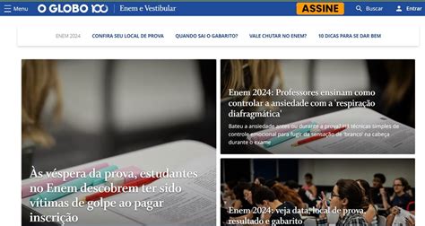 Gabarito do Enem 2024 5 sites para conferir versão extraoficial