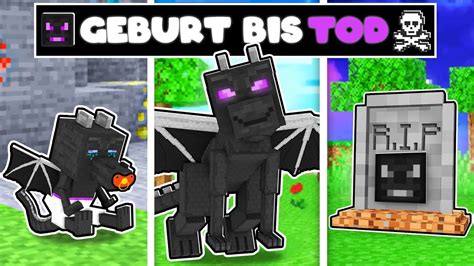 DRACHEN GEBURT Bis TOD In Minecraft YouTube